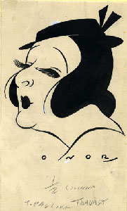 Umberto Onorato, Caricatura di Tatiana Pavlova (http://www.onorato-caricature.it/)