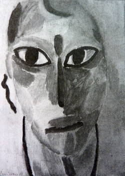 A. Jawlensky, Mystischer Kopf: Tessiner Kopf – Slutzkaya (1918)