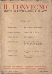 Copertina de “Il Convegno”, n. 6 del 1928.